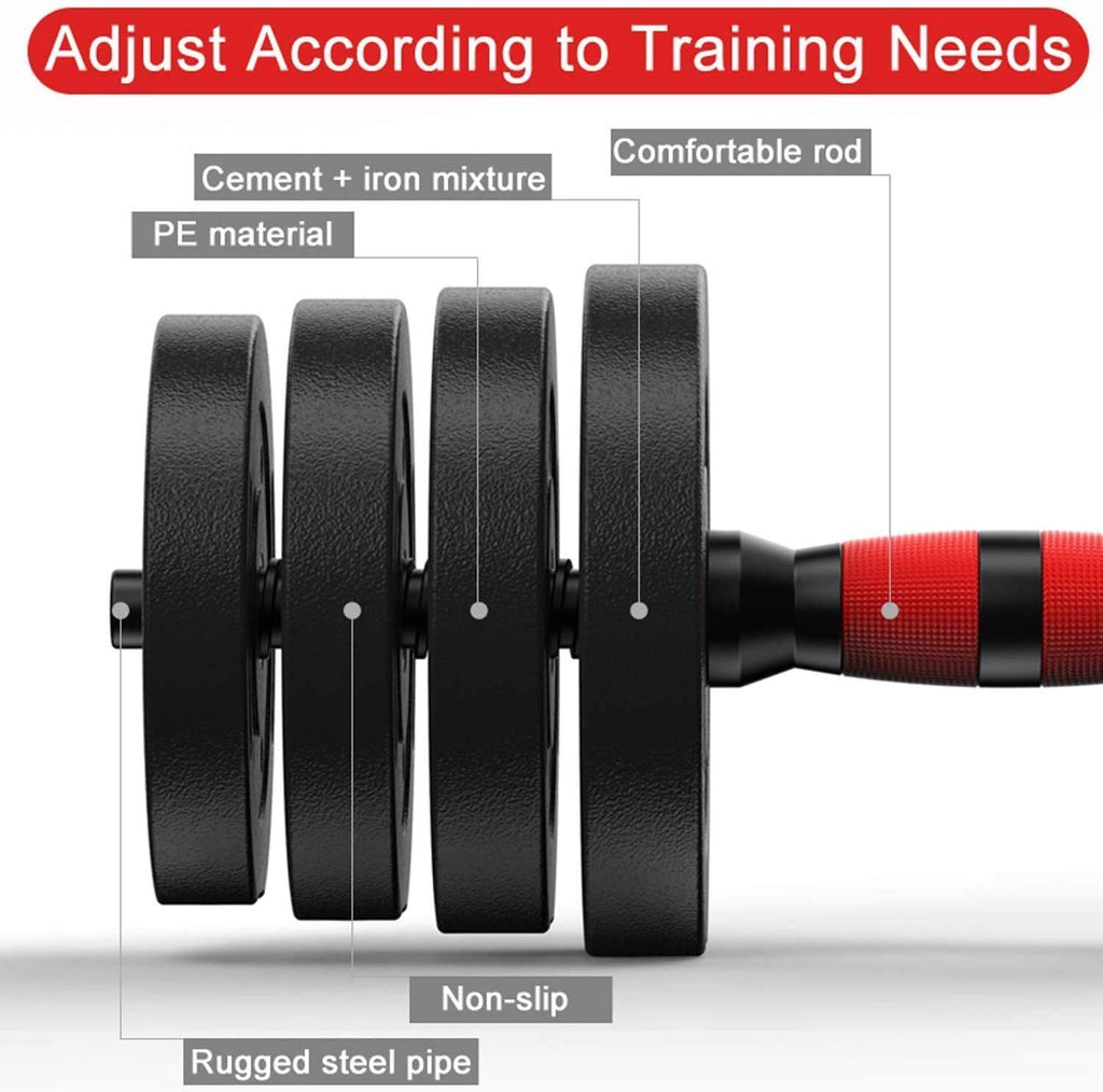20kgdumbbell and Barbell Set 2 in 1