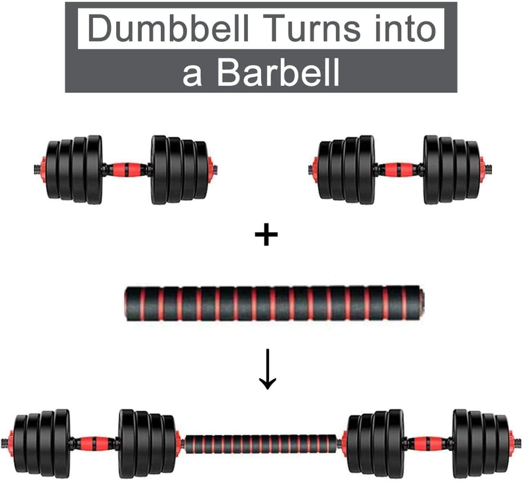 20kgdumbbell and Barbell Set 2 in 1