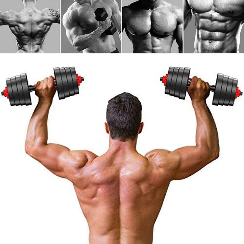 20kgdumbbell and Barbell Set 2 in 1