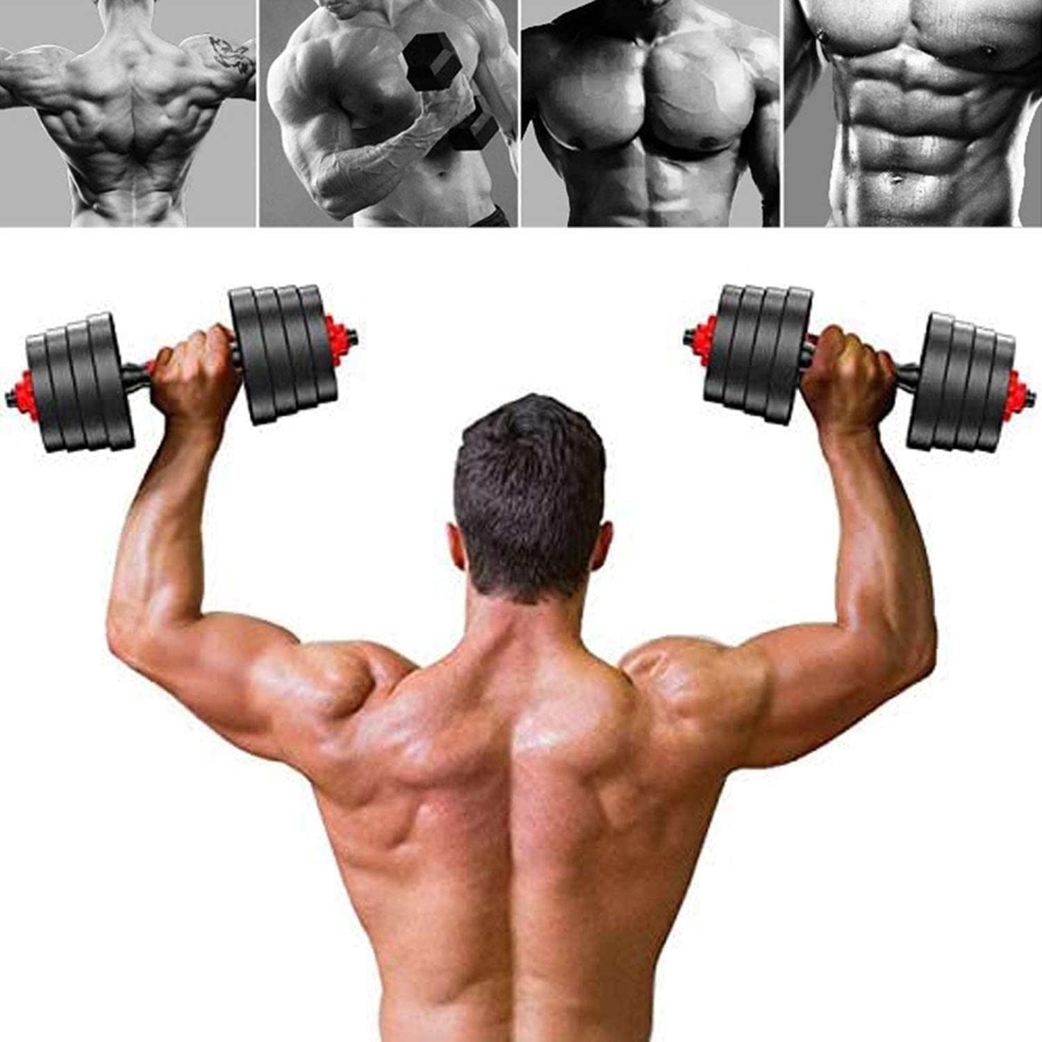 20kgdumbbell and Barbell Set 2 in 1