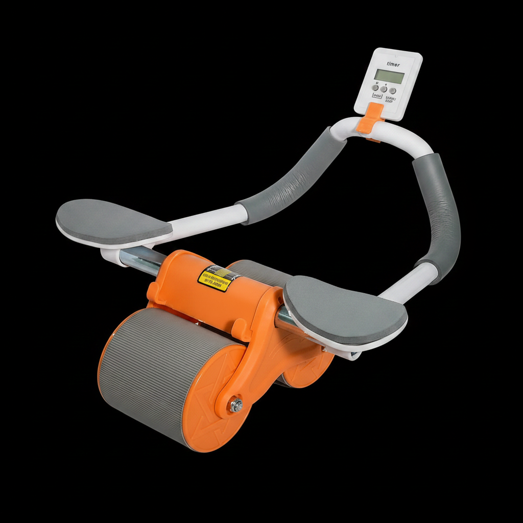 Dual Ab Roller Black Background