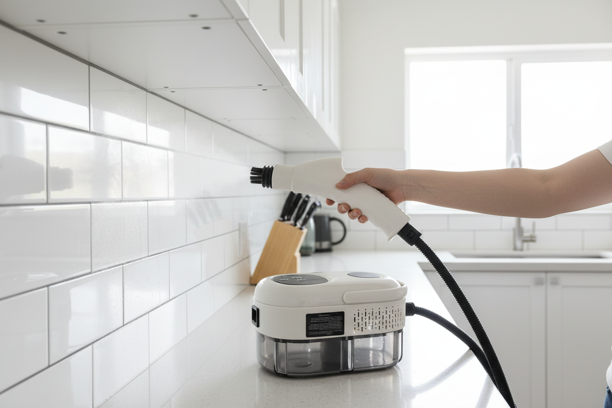 Steam Cleaner lifestyle in use