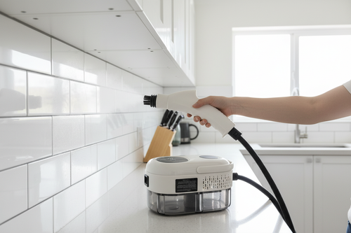 Steam Cleaner lifestyle in use