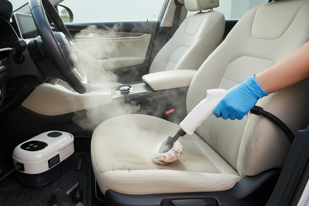 Steam Cleaner car interior cleaning